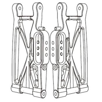 MJX Querlenker hinten unten