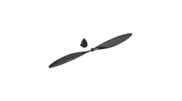 Propeller with Spinner 140mm x 45mm Vapor/Night