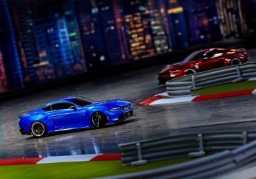 Traxxas Ford Mustang 4-TEC Drift blau