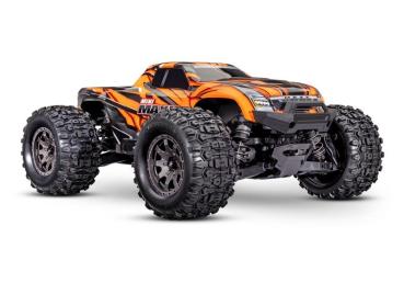 TRAXXAS MINI-MAXX 4WD ORANGE BL-2S BRUSHLESS, HD-TEILE, MIT AKKU/LADER