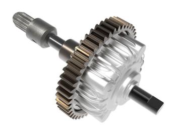 CENTER-DIFF MIT STAHLZAHNRAD TRAXXAS MINI-MAXX / MINI XRT