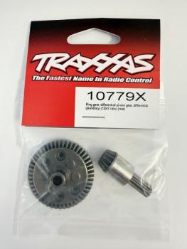 NEU DIFF-TELLERRAD 47Z & RITZEL 12Z HINTEN TRAXXAS MINI-MAXX, XRT