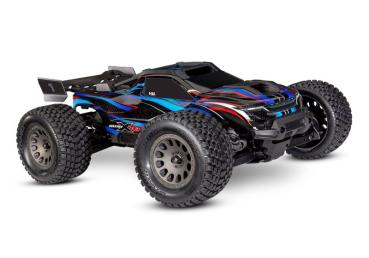 TRAXXAS MINI-XRT V2 3S-POWER 4X4 BLAU 1/16 MONSTER-TRUCK RTR BRUSHLESS, HD-TEILE, MIT 2S LIPO/LADER
