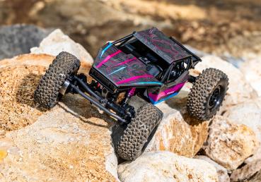 TRAXXAS TXC-4M EXTREME CRAWLER 1/18 RTR PINK BRUSHLESS, MIT 3S AKKU UND LADEGERÄT