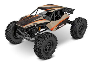 TRAXXAS TXC-4M EXTREME CRAWLER 1/18 RTR TAN BRUSHLESS, MIT 3S AKKU UND LADEGERÄT