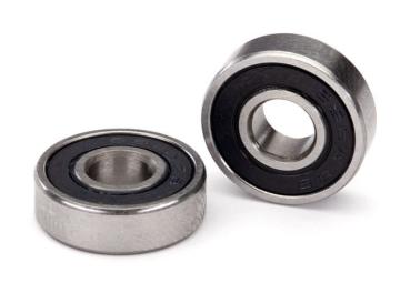 KUGELLAGER 6X16X5MM MIT GUMMIDICHTUNG SCHWARZ (2) TRAXXAS MAXX