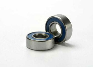 KUGELLAGER 5X11X4MM MIT GUMMIDICHTUNG BLAU (2) TRAXXAS TRX-4&6, BANDIT, RUSTLER, SLASH, STAMP., HOSS UVM.