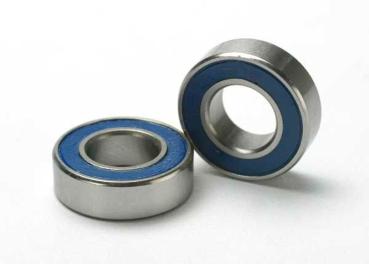 KUGELLAGER 8X16X5MM MIT GUMMIDICHTUNG BLAU (2) TRAXXAS 4TEC 2.0&3.0, 4X4 RUSTLER, SLASH, STAMP., HOSS UVM.