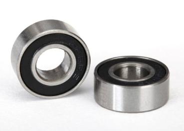 KUGELLAGER 6X13X5MM MIT GUMMIDICHTUNG SCHWARZ (2) TRAXXAS T-MAXX, SLAYER, E-REVO, SUMMIT, REVO