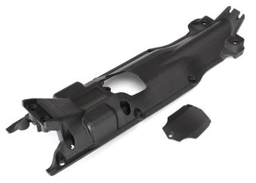 SCHUTZPLATTE GETRIEBEABDECKUNG NYLON SCHWARZ TRAXXAS SUMMIT, E-REVO 2.0