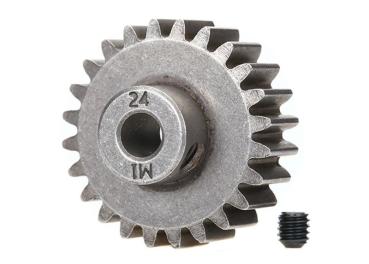 Motorritzel 24Z für 5mm Welle für Stahl-HZ (Modul 1) TRAXXAS X-Maxx, XRT, Maxx