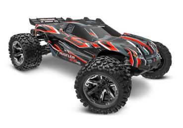 TRAXXAS Rustler 4x4 VXL HD rot 1/10 Stadium-Truck RTR Brushless, ohne Akku und Ladegerät