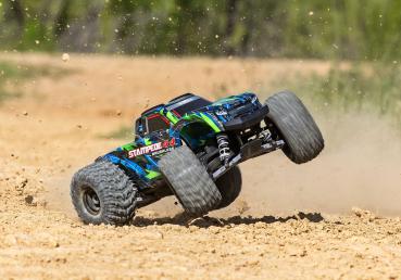 NEU TRAXXAS STAMPEDE 1/10 4X4 STADIUM-TRUCK GRÜN RTR VX3 BRUSHLESS, HD