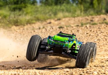 TRAXXAS RUSTLER 1/10 4X4 STADIUM-TRUCK GRÜN RTR VX3 BRUSHLESS, HD