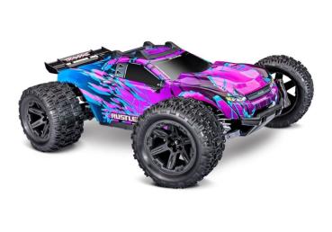 NEU TRAXXAS RUSTLER 1/10 4X4 STADIUM-TRUCK PURBLE RTR VX3 BRUSHLESS, HD