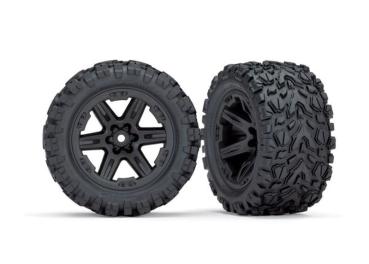 Talon EXT Reifen auf RXT 2.8 Felgen schwarz (2) TRAXXAS Rustler 2WD vorne/4x4 v/h (TSM rated)
