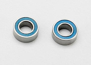 KUGELLAGER 4X8X3MM MIT GUMMIDICHTUNG BLAU (2) TRAXXAS 1/16 SLASH, E-REVO, SUMMIT