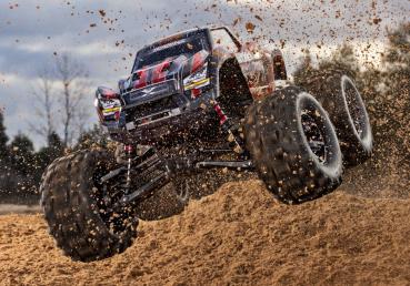 TRAXXAS X-Maxx 4x4 8S VXL rot 1/7 Monster-Truck RTR nP825 Brushless, inkl. Metallgetriebe-Servo, ohne Akku/Ladegerät