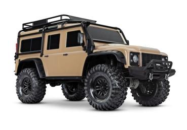 TRAXXAS TRX-4 LR DEFENDER SAND 1/10 CRAWLER RTR BRUSHED, CLIPLESS, OHNE AKKU UND LADEGERÄT