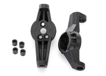PORTAL C-HUB SCHWARZ L/R, MIT STAHLBUCHSEN (4) TRAXXAS TRX-4&6