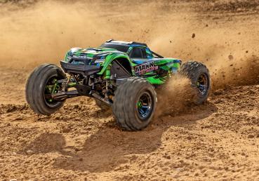 TRAXXAS MAXX ULTIMATE 4X4 GRÜN 1/10 MONSTER-TRUCK RTR BRUSHLESS, OHNE AKKU UND LADEGERÄT