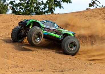 TRAXXAS MAXX ULTIMATE 4X4 GRÜN 1/10 MONSTER-TRUCK RTR BRUSHLESS, OHNE AKKU UND LADEGERÄT