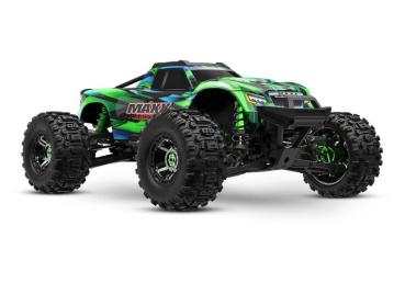 TRAXXAS MAXX ULTIMATE 4X4 GRÜN 1/10 MONSTER-TRUCK RTR BRUSHLESS, OHNE AKKU UND LADEGERÄT