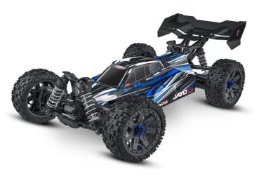TRAXXAS JATO 4X4 BL-2S BRUSHLESS BLAU RTR NP825 HD-TEILE, OHNE AKKU/LADER