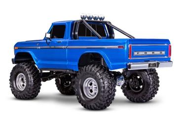 Preview: TRAXXAS TRX-4 79 FORD F150 HIGH-TRAIL 1/10 CRAWLER RTR BLAU BRUSHED, OHNE AKKU UND LADEGERÄT