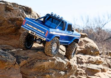 TRAXXAS TRX-4 79 FORD F150 HIGH-TRAIL 1/10 CRAWLER RTR BLAU BRUSHED, OHNE AKKU UND LADEGERÄT