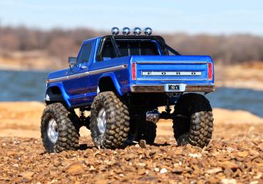 TRAXXAS TRX-4 79 FORD F150 HIGH-TRAIL 1/10 CRAWLER RTR BLAU BRUSHED, OHNE AKKU UND LADEGERÄT