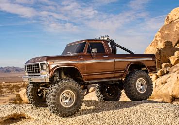 TRX-4 79 FORD F150 HIGH-TRAIL 1/10 CRAWLER RTR BRAUN BRUSHED, OHNE AKKU UND LADEGERÄT