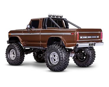 Preview: TRX-4 79 FORD F150 HIGH-TRAIL 1/10 CRAWLER RTR BRAUN BRUSHED, OHNE AKKU UND LADEGERÄT