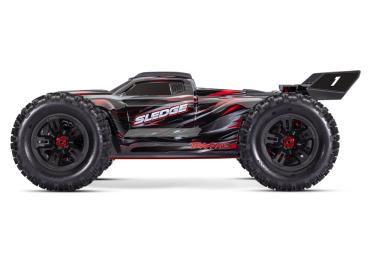 Preview: TRAXXAS SLEDGE 4X4 BELTED ROT 1/8 MONSTER-TRUCK RTR BRUSHLESS, OHNE AKKU/LADEGERÄT
