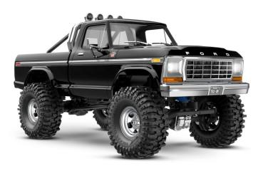 TRX TRX-4M FORD F150 4X4 LIFTED SCHWARZ 1/18 CRAWLERRTR BRUSHED, MIT AKKU UND USB LADEGERÄT