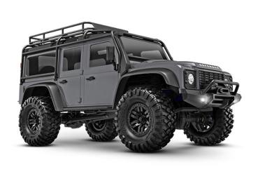 TRAXXAS TRX-4M LR DEFENDER 4X4 SILBER 1/18 CRAWLER RTR BRUSHED, MIT AKKU UND USB LADEGERÄT