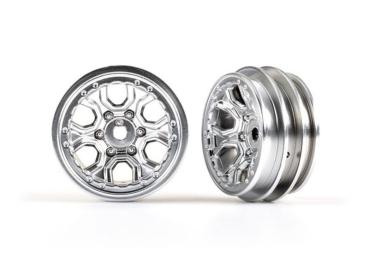 Felgen 1.0 satin-chrom (2) TRAXXAS TRX-4M