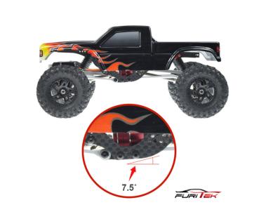 Preview: Furitek Cayman PRO V2 4x4 1/18 Premium RC Crawler schwarz