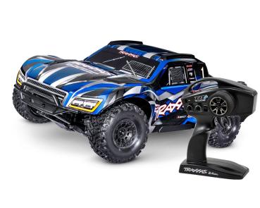 Preview: TRAXXAS MAXX-SLASH 6S 4X4 BLAU 1/8 SHORT-COURSE-TRUCK RTR BRUSHLESS, OHNE AKKU/LADEGERÄT