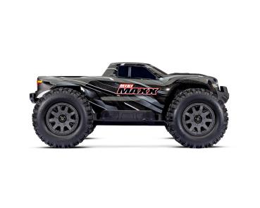 TRAXXAS MINI-MAXX 4WD SCHWARZ BL-2S BRUSHLESS, HD-TEILE, MIT AKKU/LADER
