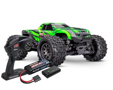 TRAXXAS MINI-MAXX 4WD GRÜN BL-2S BRUSHLESS, HD-TEILE, MIT AKKU/LADER
