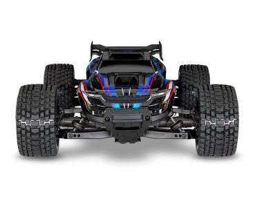 Preview: TRAXXAS MINI-XRT V2 3S-POWER 4X4 BLAU 1/16 MONSTER-TRUCK RTR BRUSHLESS, HD-TEILE, MIT 2S LIPO/LADER