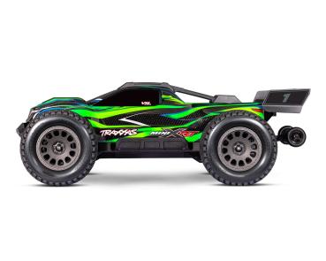 TRAXXAS MINI-XRT V2 3S-POWER 4X4 GRÜN 1/16 MONSTER-TRUCK RTR BRUSHLESS, HD-TEILE, MIT 2S LIPO/LADER
