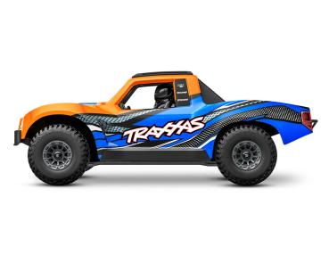 TRAXXAS MINI-SLASH BL-2S 4X4 ORANGE 1/16 SHORT COURSE RTR BRUSHLESS, HD-TEILE, MIT 2S LIPO/LADER BULK-PROMO
