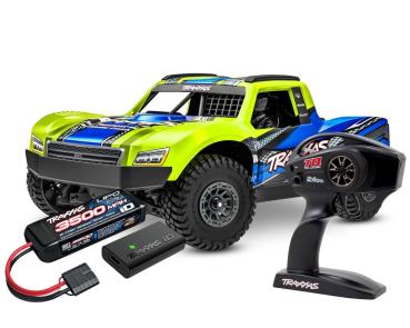 Preview: TRAXXAS MINI-SLASH BL-2S 4X4 GELB 1/16 SHORT COURSE RTR BRUSHLESS, HD-TEILE, MIT 2S LIPO/LADER BULK-PROMO