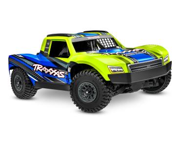 Preview: TRAXXAS MINI-SLASH BL-2S 4X4 GELB 1/16 SHORT COURSE RTR BRUSHLESS, HD-TEILE, MIT 2S LIPO/LADER BULK-PROMO