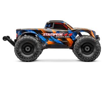 NEU TRAXXAS STAMPEDE 1/10 4X4 STADIUM-TRUCK ORANGE RTR VX3 BRUSHLESS, HD