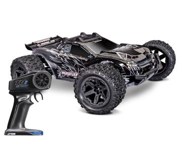 Preview: TRAXXAS RUSTLER 1/10 4X4 STADIUM-TRUCK SCHWARZ RTR VX3 BRUSHLESS, HD