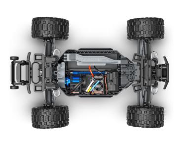 TRAXXAS RUSTLER 1/10 4X4 STADIUM-TRUCK SCHWARZ RTR VX3 BRUSHLESS, HD