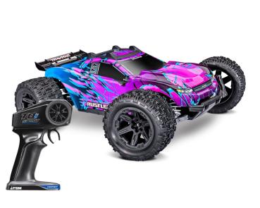 Preview: TRAXXAS RUSTLER 1/10 4X4 STADIUM-TRUCK PURBLE RTR VX3 BRUSHLESS, HD